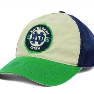Notre Dame stretch fit hat cap nwt fighting Irish